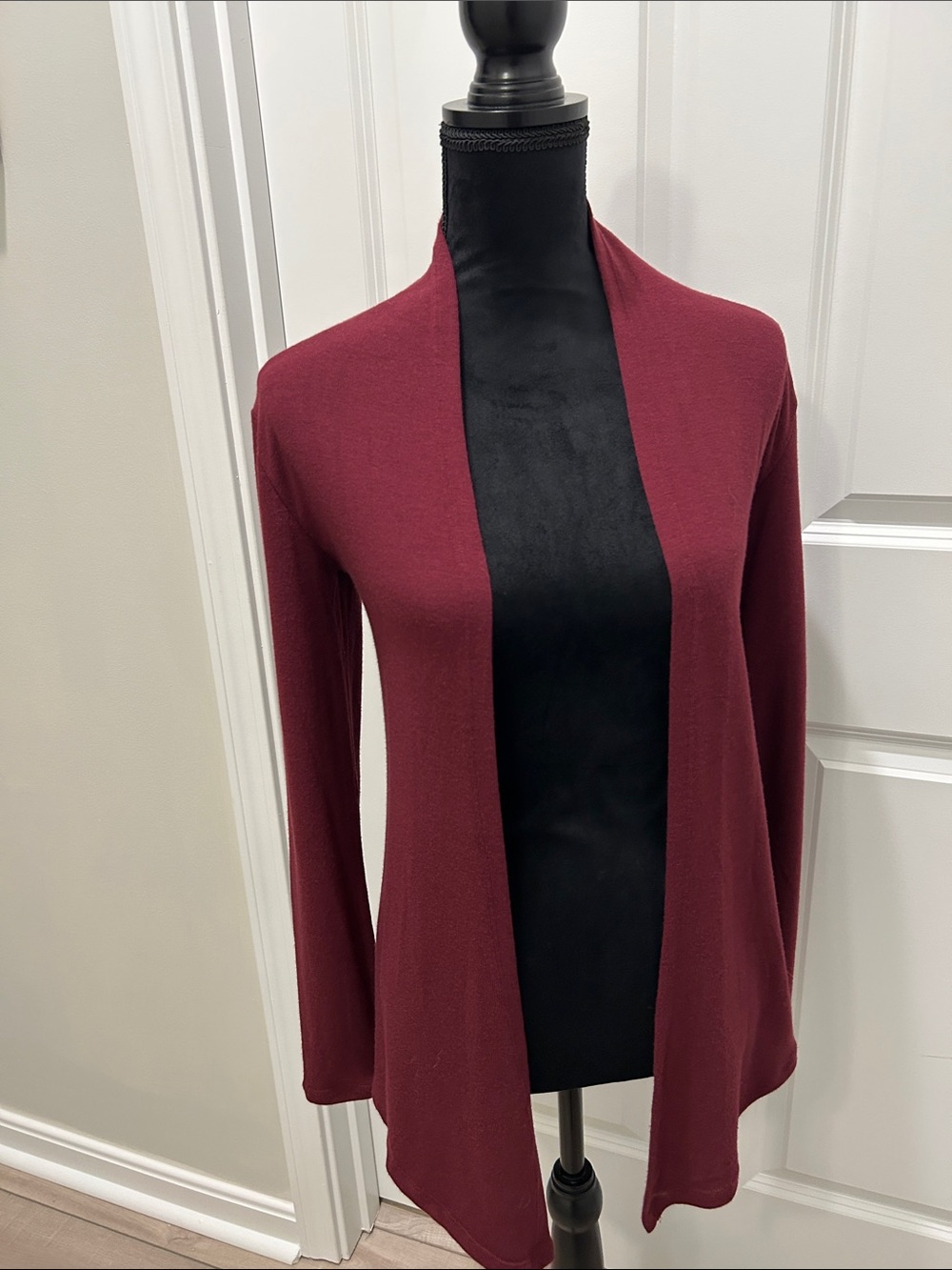 Stitch Fix Abrianna Burgundy Longsleeve Knit Cardigan Size XSP